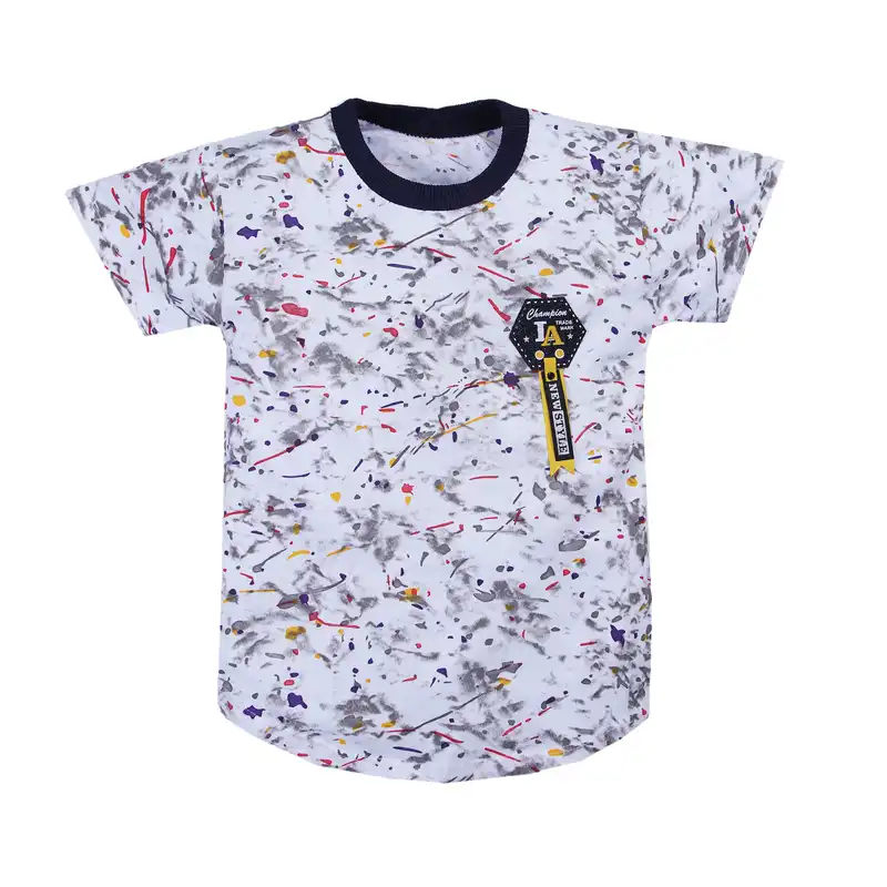 تی شرت آستین کوتاه پسرانه مدل 106