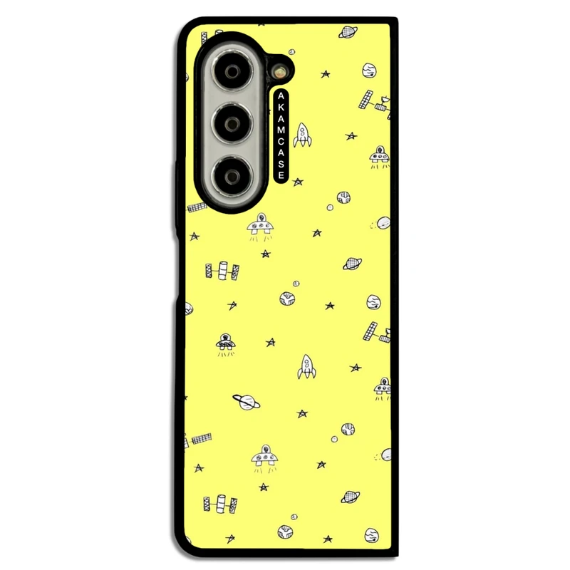 کاور آکام مدل AMC-WSGZFOLD5-YELLOW-6 مناسب برای گوشی موبایل سامسونگ Galaxy Z Fold 5