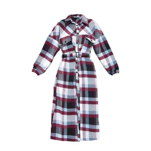 پالتو زنانه بنیس مدل افشان رنگ زرشکی