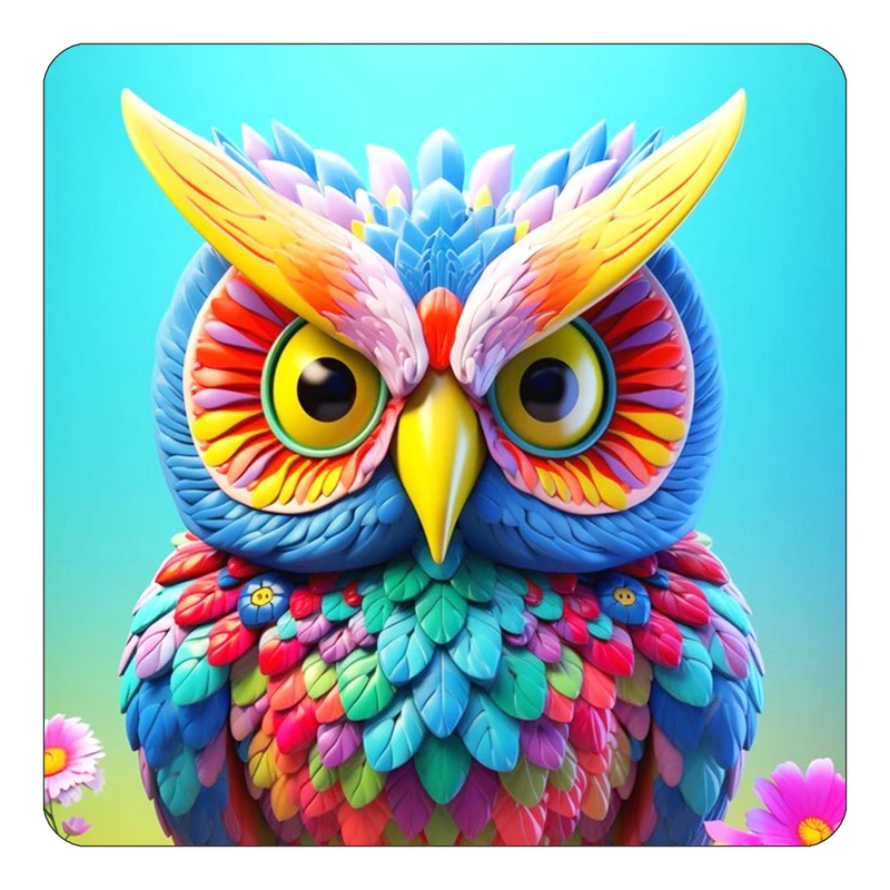 مگنت کاکتی طرح حیوانات رنگی مدل mp26439