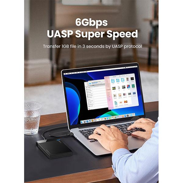 باکس تبدیل USB-C به SATA یوگرین مدل 50743