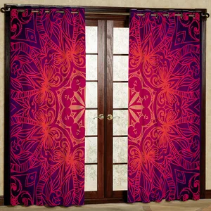 پرده مدل هازان پانچی کد 4777 سایز 140x200 سانتی متر