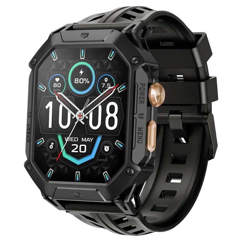 ساعت هوشمند 52 میلیمتری هایلو مدل IRON N1 با بند سیلیکونی ساعت هوشمند 52 میلیمتری هایلو مدل IRON N1 با بند سیلیکونی
