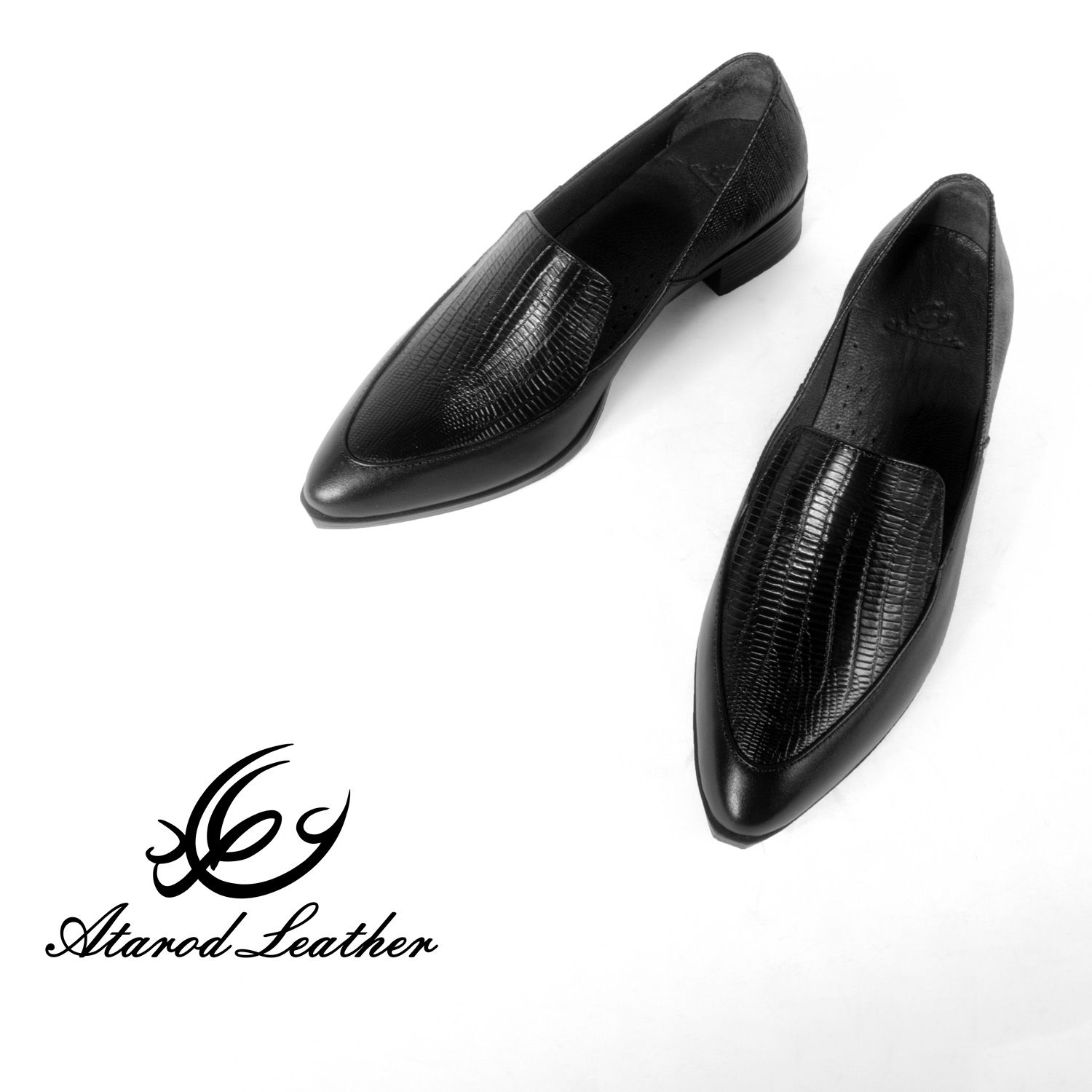 کفش زنانه چرم عطارد مدل چرم طبیعی کد SH208 -  - 8