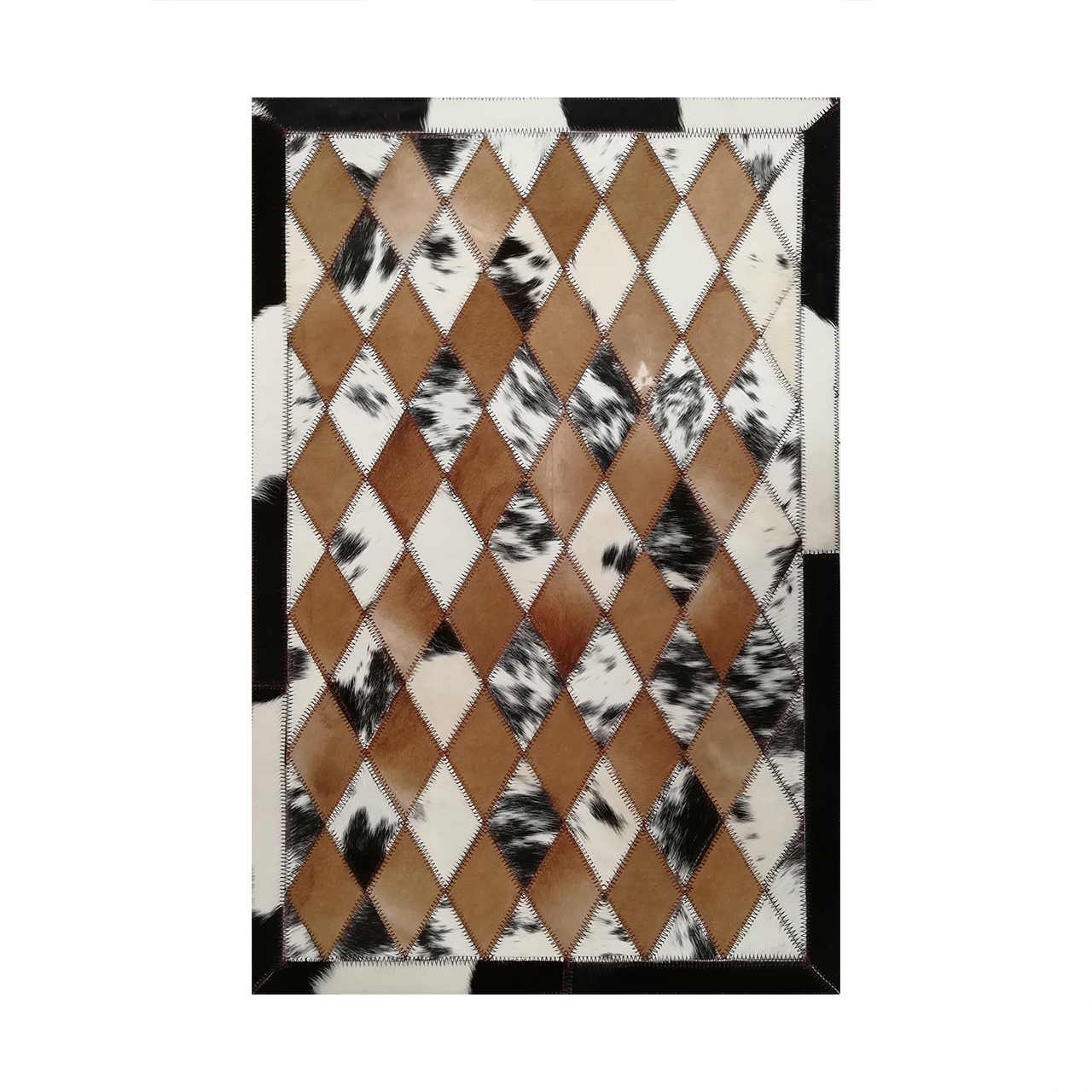 کلاژ فرش پوست و چرم کمالی مدل AD-0409