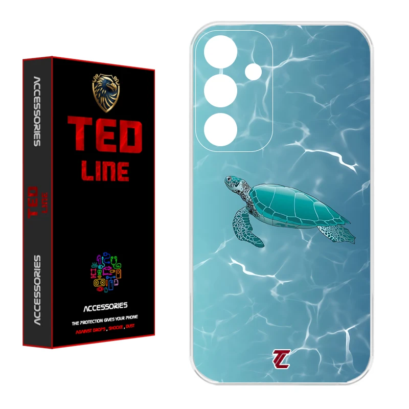 کاور تد لاین طرح لاک پشت کد 1100 مناسب برای گوشی موبایل سامسونگ Galaxy A36 / A56