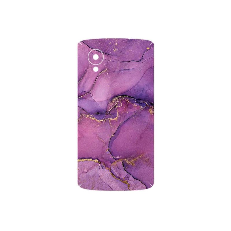 برچسب پوششی ماهوت مدل Purple Marble مناسب برای گوشی موبایل گوگل Nexus 5