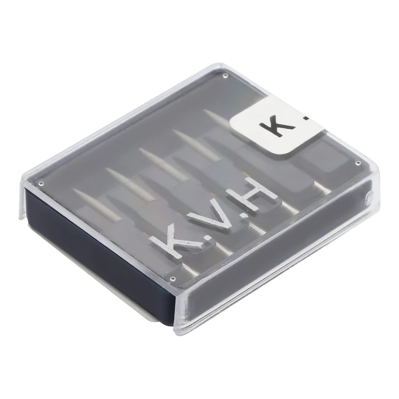 فرز دندانپزشکی کاویچ مدل شعله شمعی خیلی بلند دورزرد کد 012-863 بسته 5 عددی