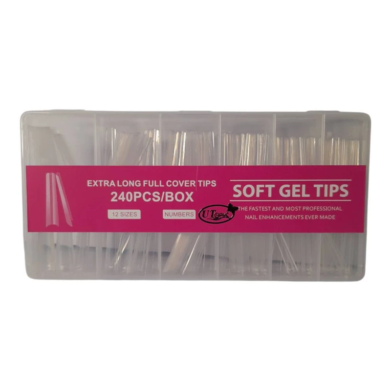 تیپ ژلیکس کاشت ناخن اتوپیا مدل jornali بسته 240 عددی