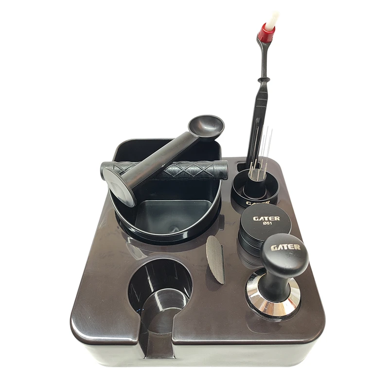 عکس شماره 4 : ست تجهیزات باریستا گتر مدل cube box بسته 9 عددی