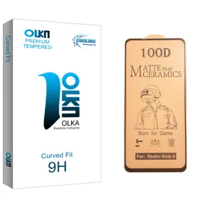 Cooling Olka glass Ceramics Screen Protector For Xiaomi Redmi Note 9