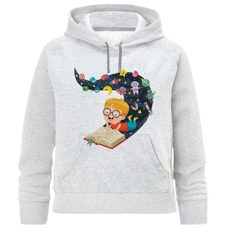هودی پسرانه مدل پسرک کتاب F822