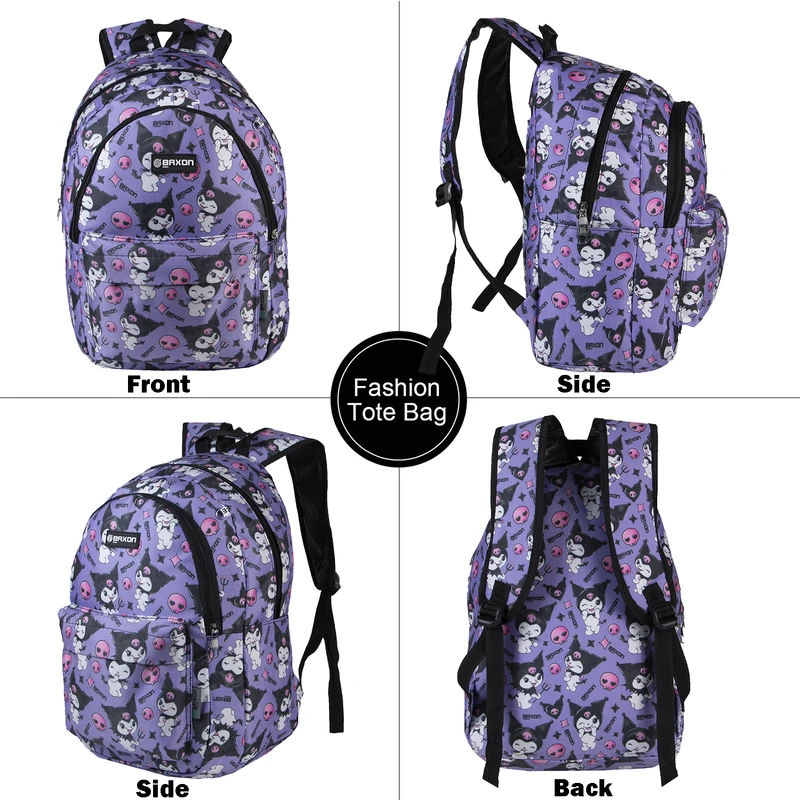 عکس شماره 13 : کوله پشتی مدرسه بگسون فورس مدل ctm-2900 طرح کورومی به همراه جامدادی