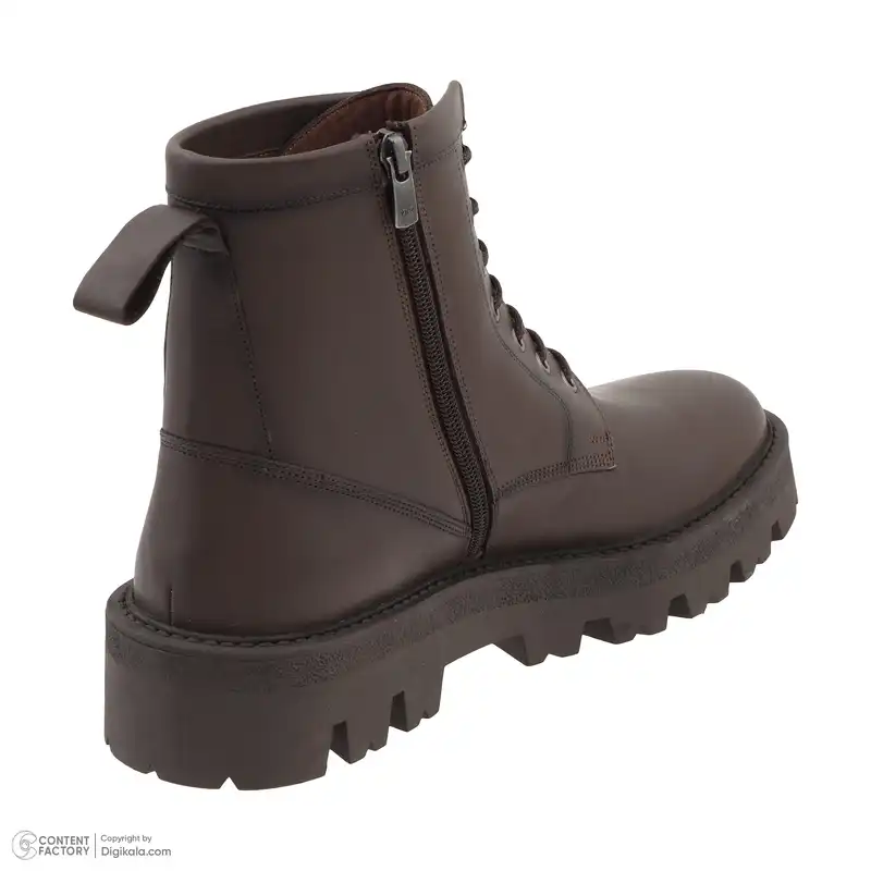 نیم بوت مردانه چرم مشهد مدل J6292-088