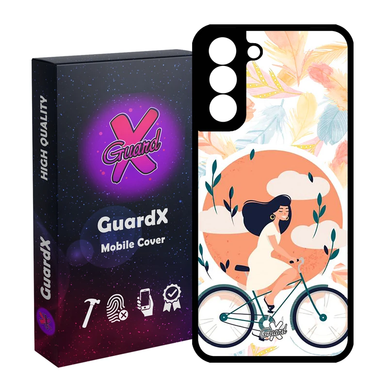 کاور گارد ایکس طرح Girl مدل Glass10340 مناسب برای گوشی موبایل سامسونگ Galaxy S21