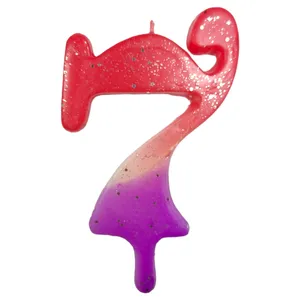 شمع تولد طرح عدد 7