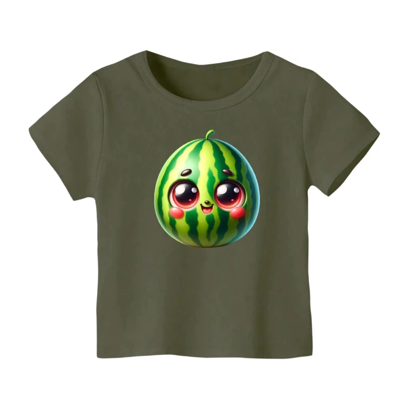 تی شرت آستین کوتاه بچگانه مدل هندوانه یلدایی کد 50