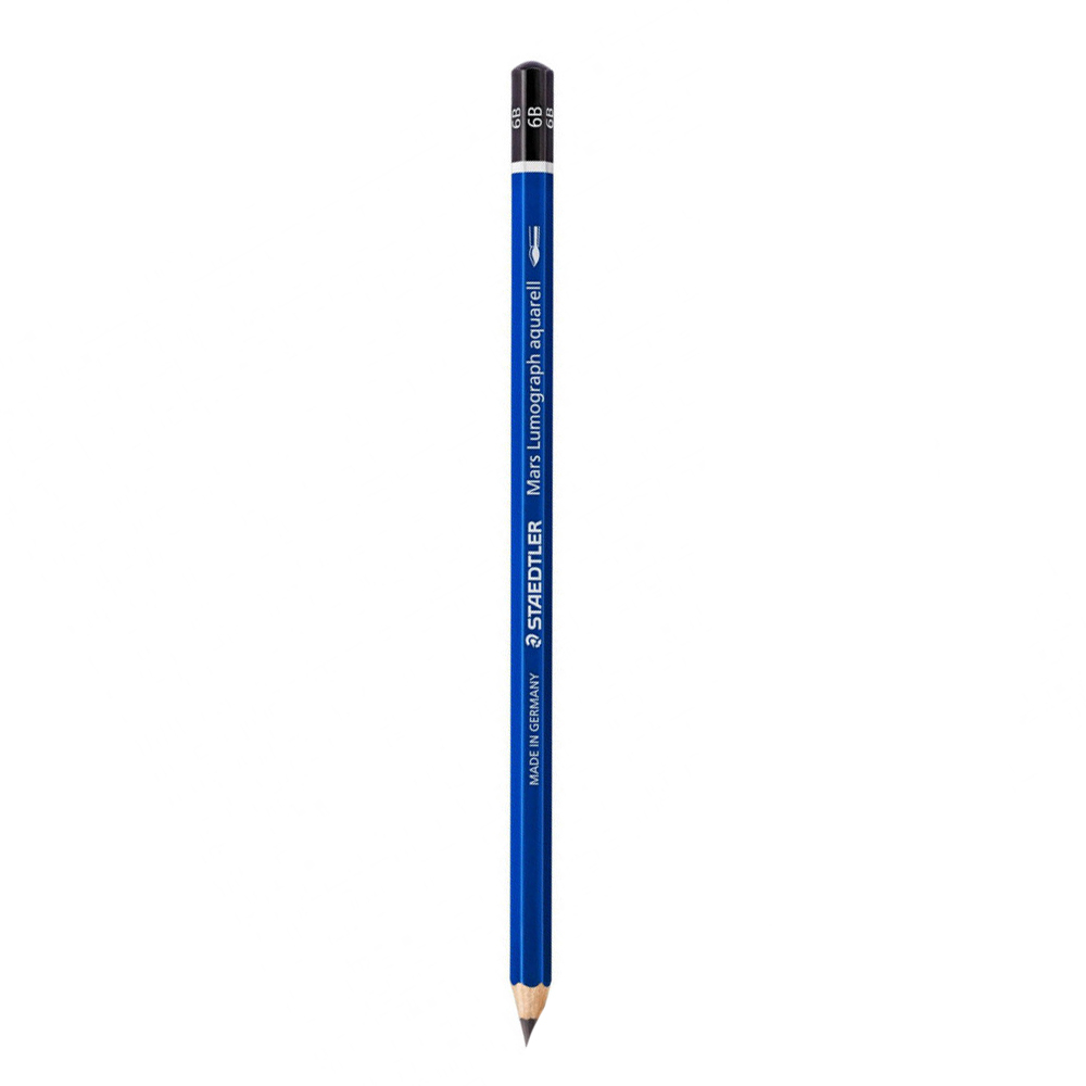مداد آبرنگی استدلر مدل lumograph aquarell 6B 