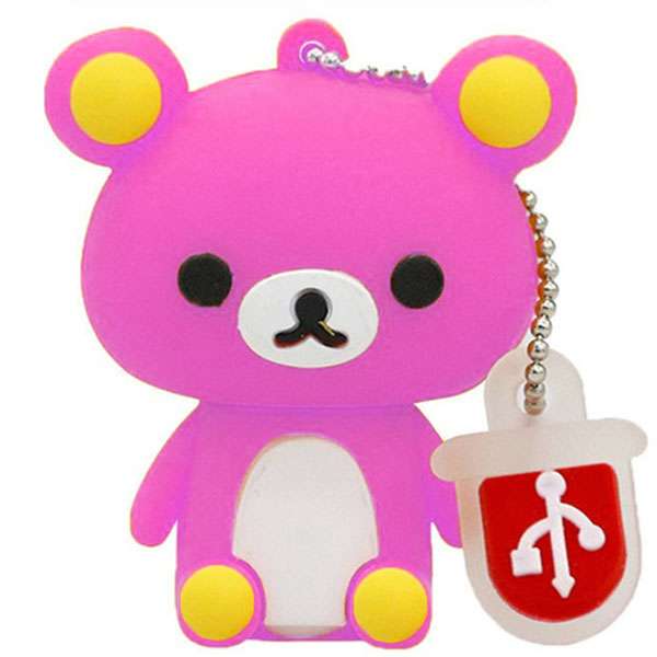 فلش مموری کینگ فست مدل Baby Pink Bear BE-30 ظرفیت 32 گیگابایت