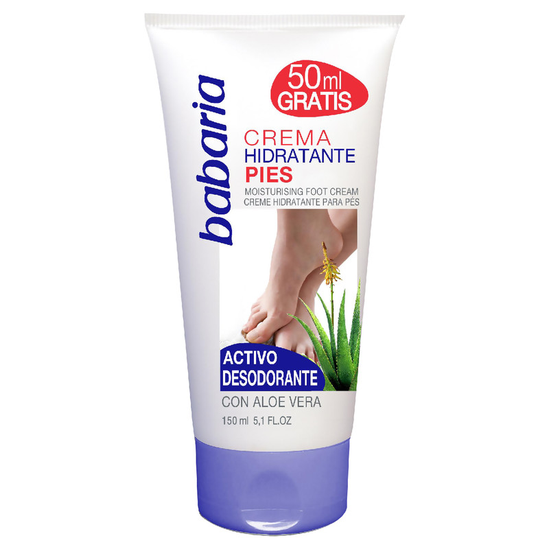 کرم مرطوب کننده پا باباریا  مدل ALOEVERA حجم 150 میلی لیتر