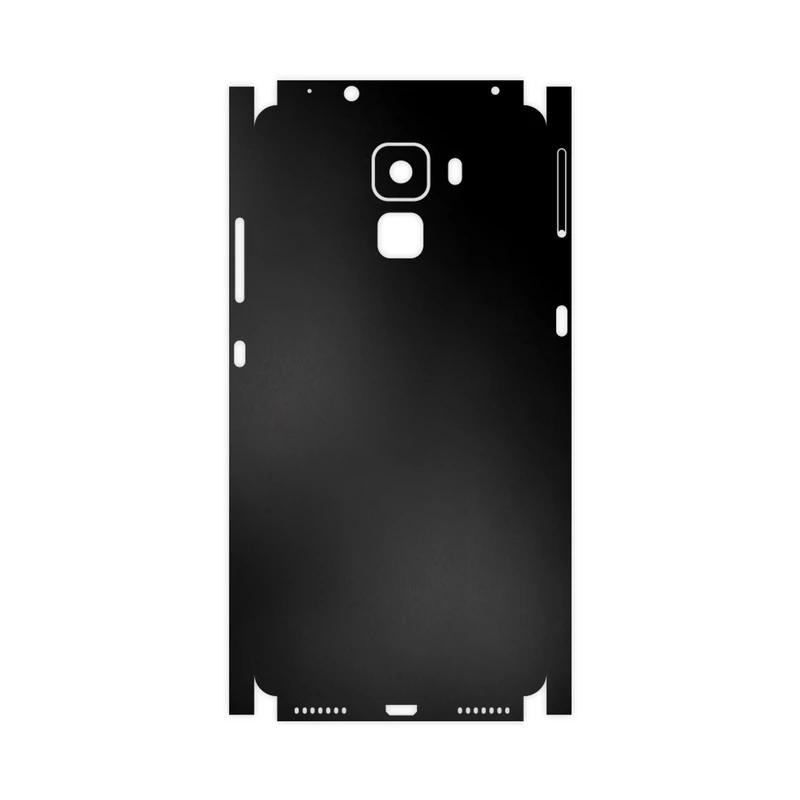 برچسب پوششی ماهوت مدل Black-Matte-FullSkin مناسب برای گوشی موبایل آنر 7