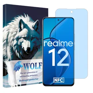 Wolf Tough model matte Anti-blue screen protector suitable for Realme 12 5G mobile phone