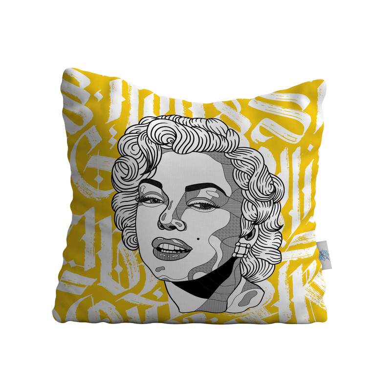 کاور کوسن شمسه نگار مدل نقاشی مرلین مونرو کد RW-419