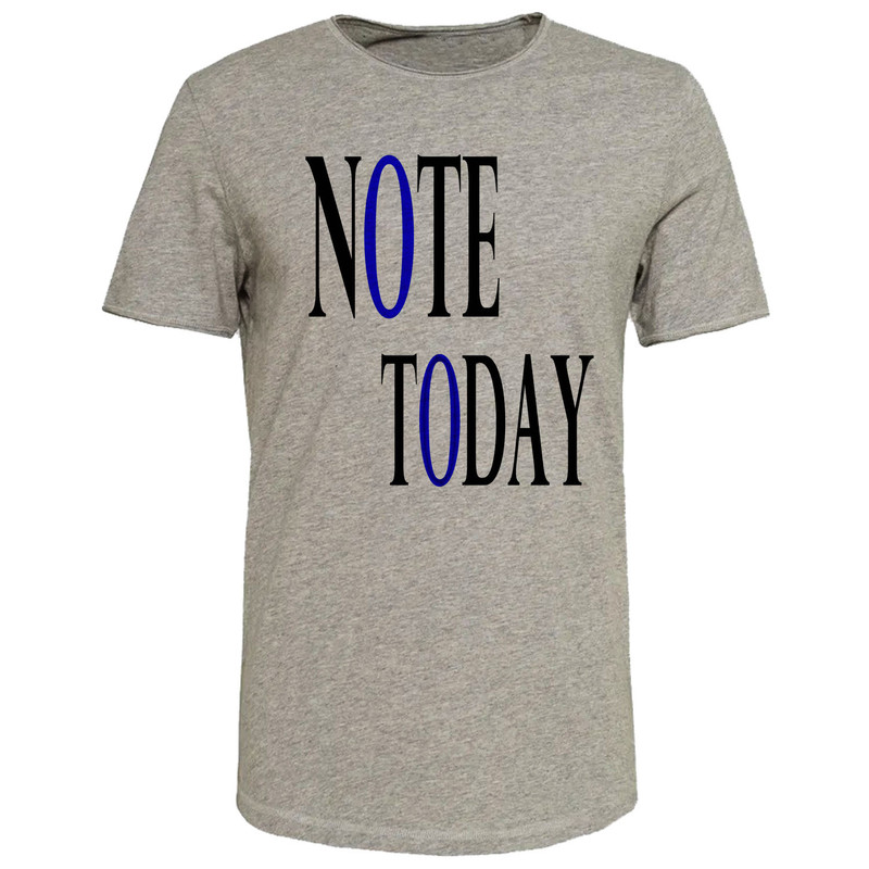 تیشرت آستین کوتاه مردانه مدل TEXT کد B200 رنگ طوسی