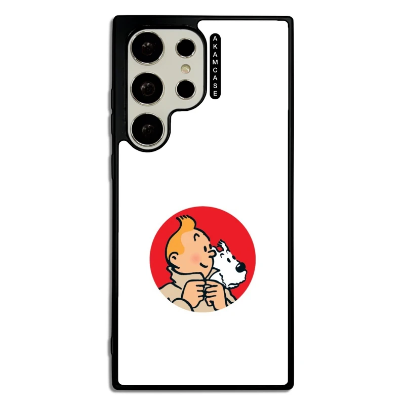 کاور آکام مدل AMC-WSGS23U-TINTIN-21مناسب برای گوشی موبایل سامسونگ Galaxy S23 Ultra