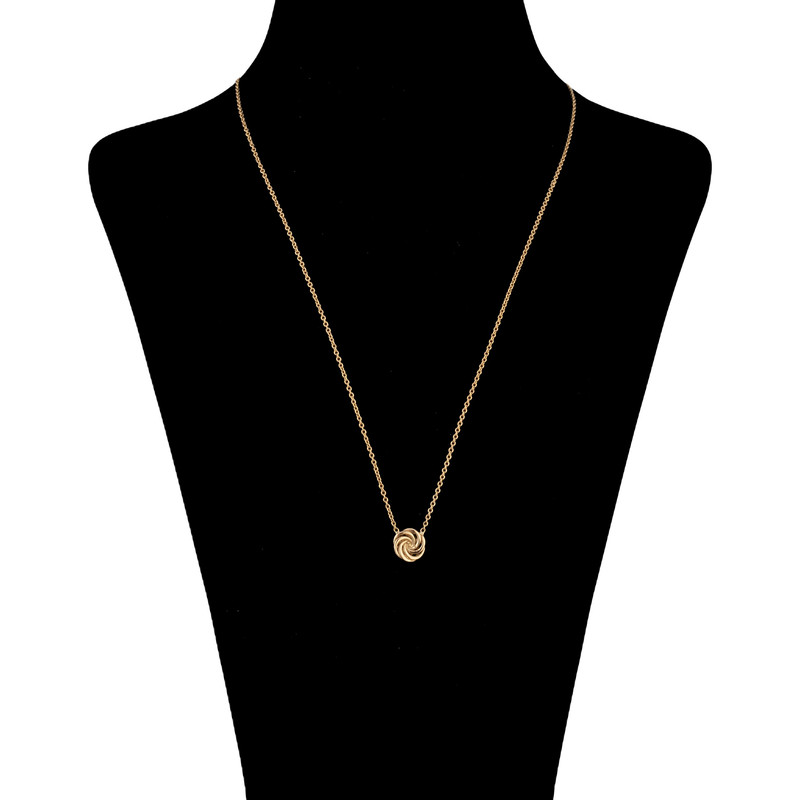 گردنبند طلا 18 عیار زنانه پرسته مدل WN1010