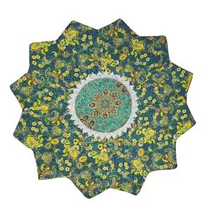 رومیزی ترمه مدل چهل تکه نسترن کد W138