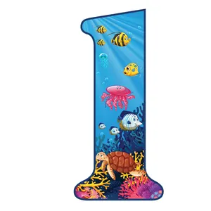  استند رومیزی تولد مدل عدد 1 طرح اقیانوس کد 1154