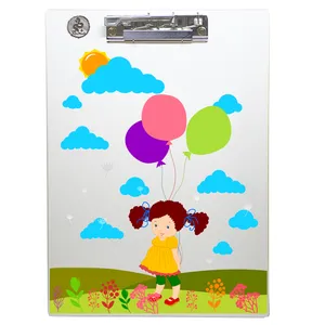 تخته شاسی طه چوب  مدل Girl with a balloon in hand01 سایز A4