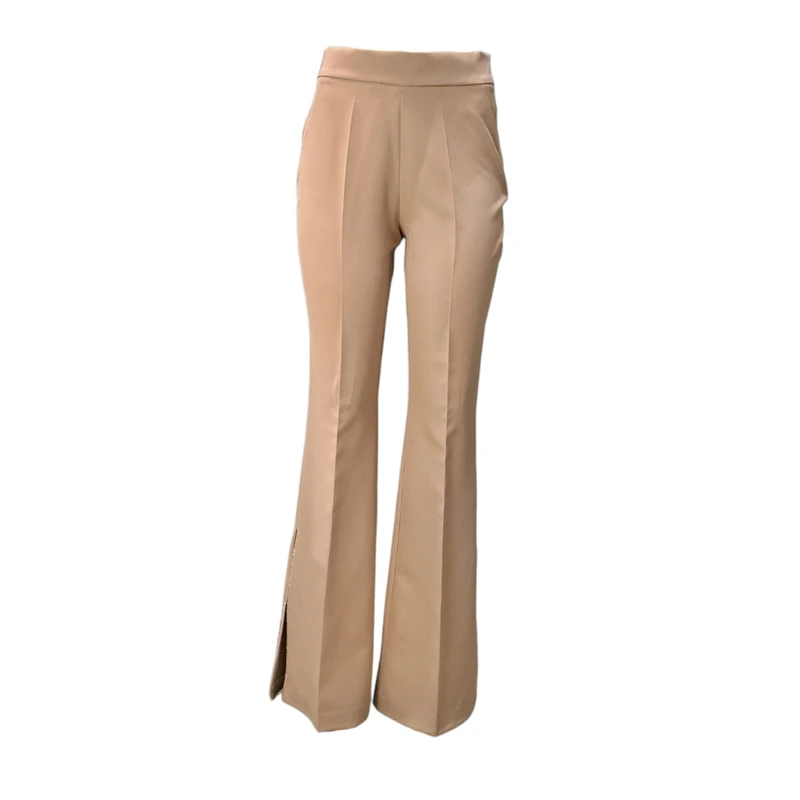 عکس شماره 4 : ست کت و شلوار زنانه مدل دم پا چاکدار کد 10151