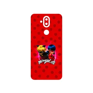MAHOOT Ladybug and Cat Noir Cover Sticker for Nokia 8.1