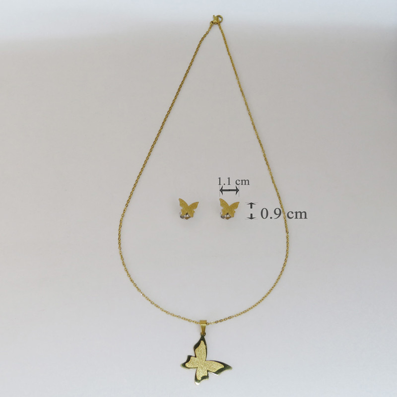 نیم ست زنانه طرح پروانه کد AS031