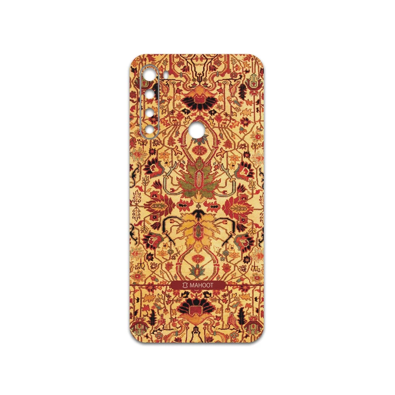 برچسب پوششی ماهوت مدل Persian-Carpet-Yellow مناسب برای گوشی موبایل شیائومی Redmi Note 8