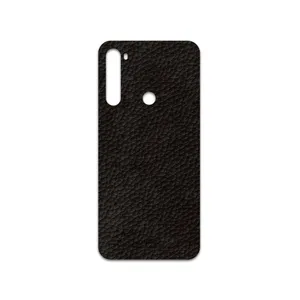 MAHOOT Dark-Brown-Leather Cover Sticker for Xiaomi Redmi Note 8