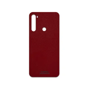 MAHOOT Red-Leather Cover Sticker for Xiaomi Redmi Note 8