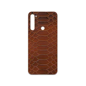 MAHOOT Brown-Snake-Leather Cover Sticker for Xiaomi Redmi Note 8