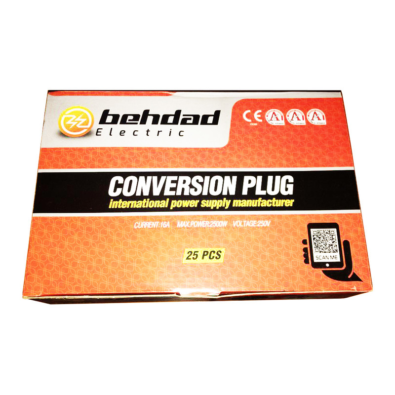 مبدل برق بهداد الکتریک مدل BE- 220 بسته 25 عددی