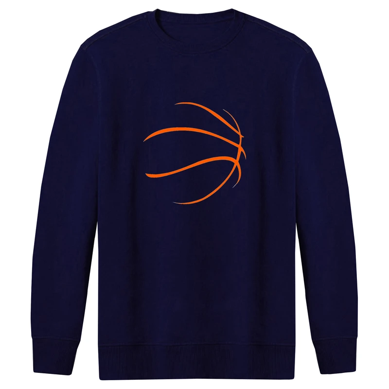 سویشرت مردانه طرح توپ بسکتبال کد FN270