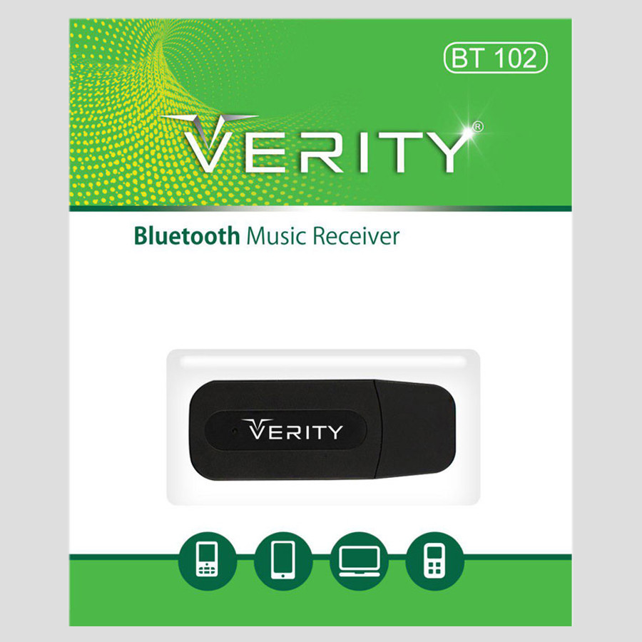 گیرنده بلوتوث موزیک وریتی مدل BT102 گیرنده بلوتوث موزیک وریتی مدل BT102