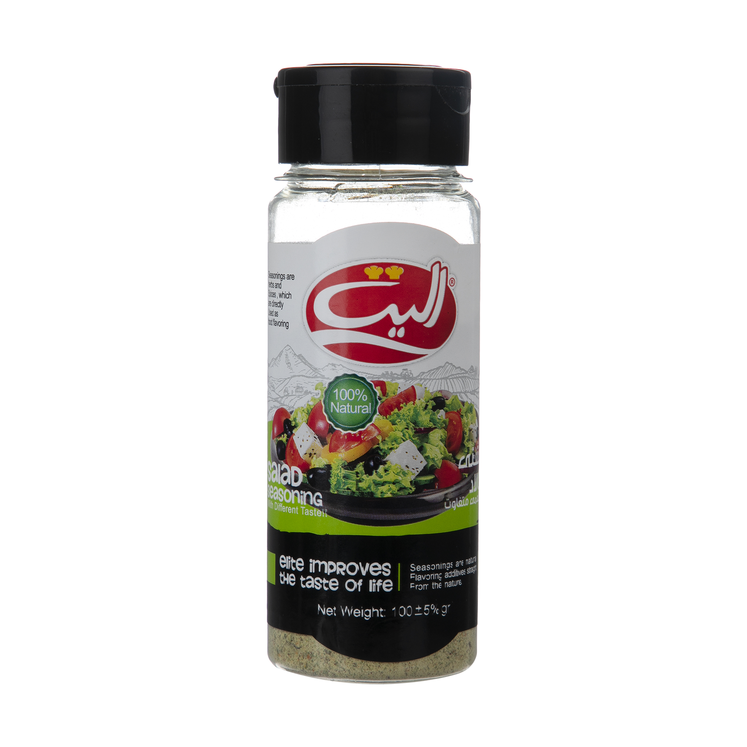 چاشنی سالاد الیت مقدار 100 گرم