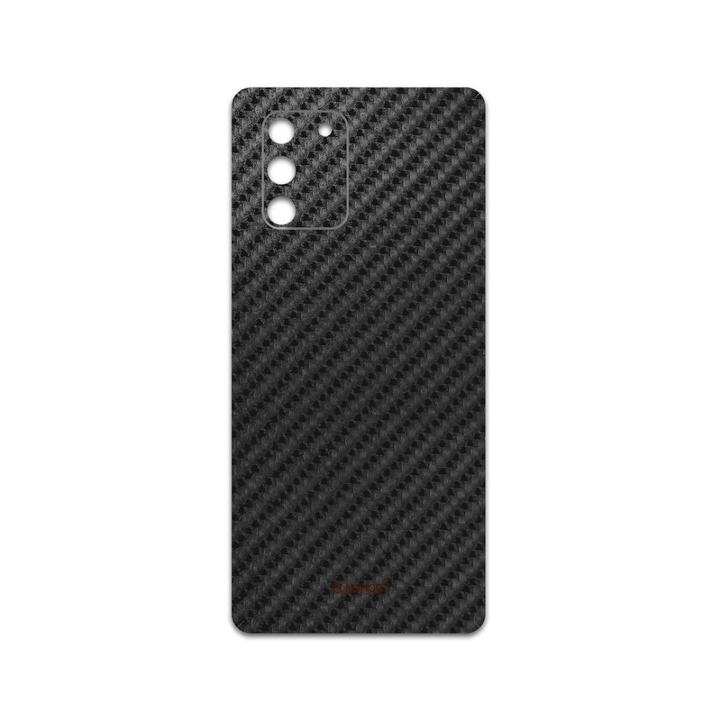 برچسب پوششی ماهوت مدل Shine-Carbon-Fiber مناسب برای گوشی موبایل سامسونگ Galaxy S10 Lite