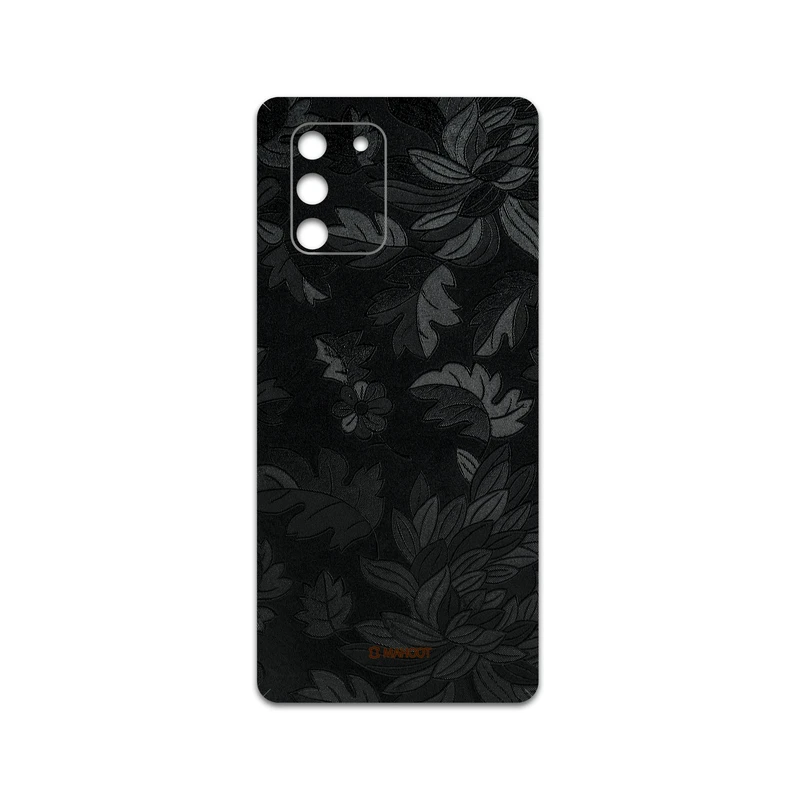 برچسب پوششی ماهوت مدل Black-Wildflower مناسب برای گوشی موبایل سامسونگ Galaxy S10 Lite