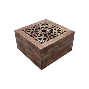 جعبه هدیه چوبی مدل 8863