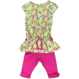 ست بلوز و شلوار نوزاد دخترانه مادرکر کد FA135