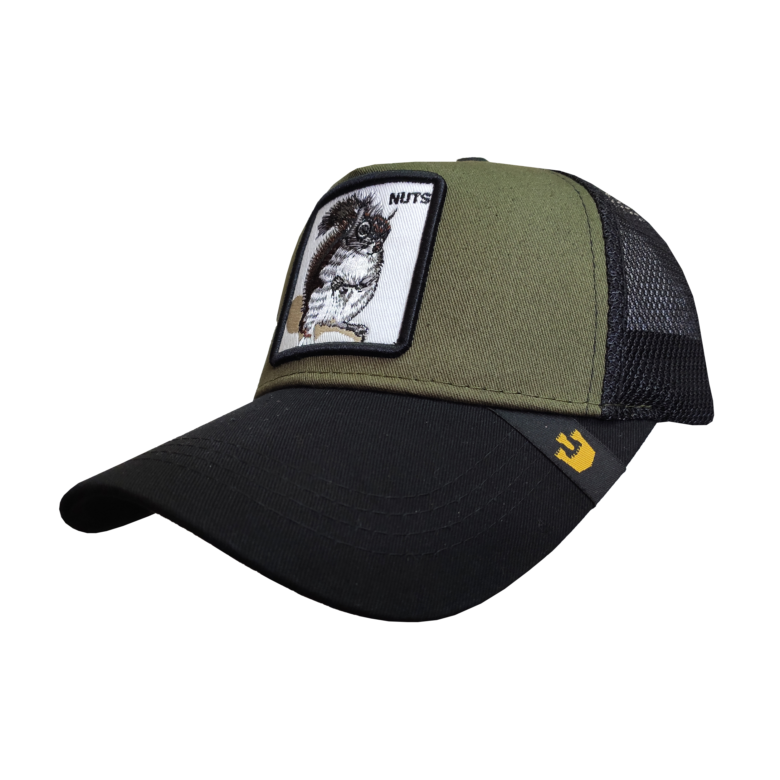 کلاه کپ پسرانه طرح سنجاب کد PT-30306 رنگ سبز -  - 1