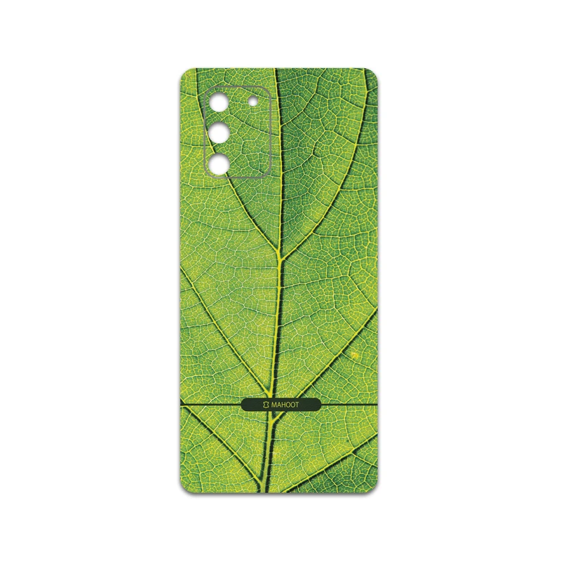 برچسب پوششی ماهوت مدل Leaf-Texture مناسب برای گوشی موبایل سامسونگ Galaxy S10 Lite